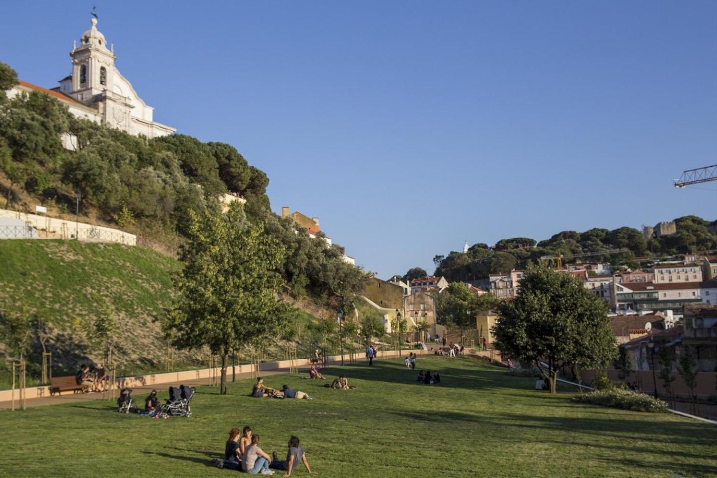 Costa Do Castelo Terrace, Em Rua Dos Lagares 8 Appartement Lissabon Buitenkant foto